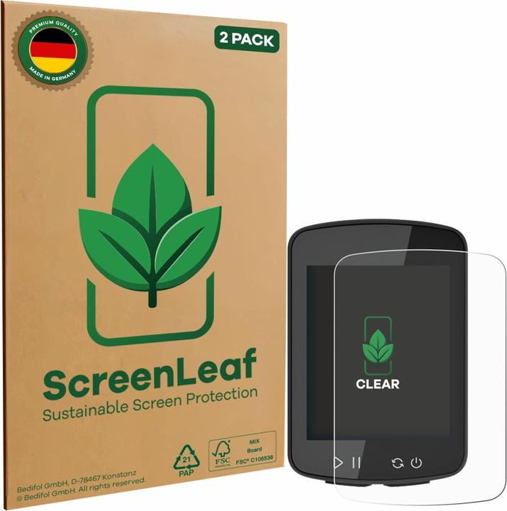 Actual product image ScreenLeaf Screen Protector sustainable Screen Protection, clear, anti-scratch