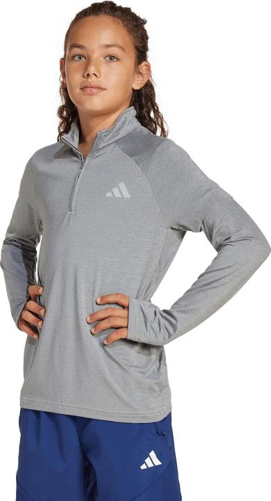 Immagine prodotto adidas Kid's Goto PZ 1/4 Zip Longsleeve Tee (164)