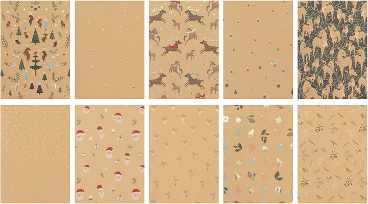 Actual product image Folia Design paper Magic Christmas A4, 115/270 g/m², 20 sheets (270 g/m², 1 x)