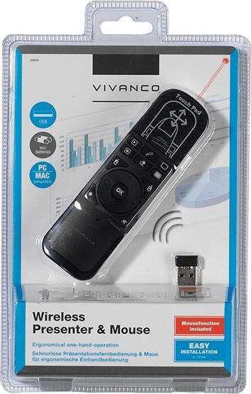 Actual product image Vivanco Wireless Presenter 36658 IT-WLPRES With Laser Pointer