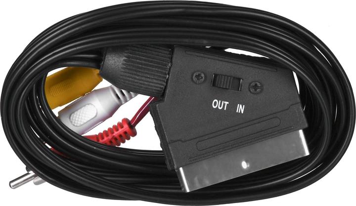 Actual product image Savio CL-133 SCART Cable SCART (21-pin) 3 x RCA Multicolor (2 m)