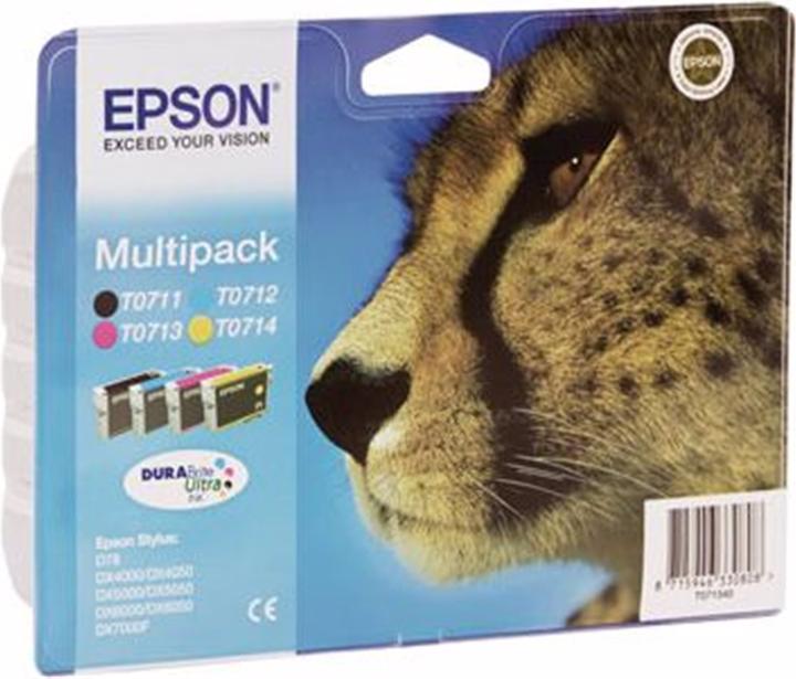 Produktbild Epson Tintenpatrone T071540 (M, C, Y, BK)