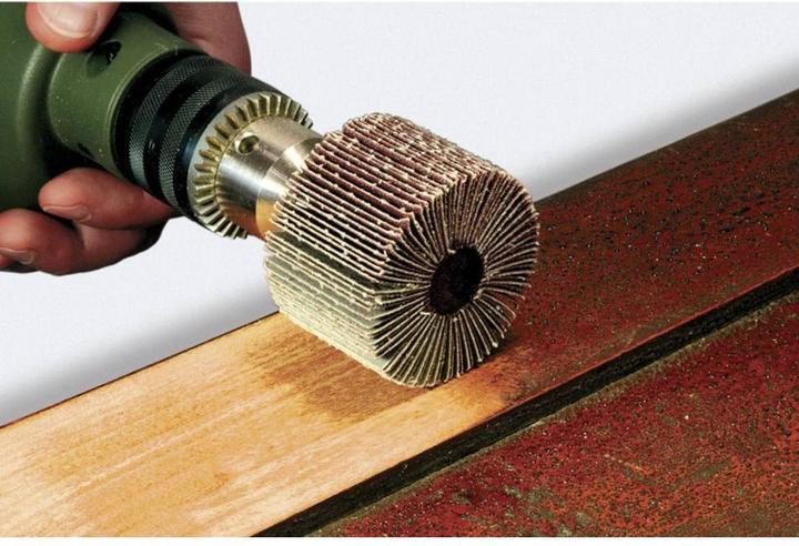 Produktbild wolfcraft wolfcraft 1 Fächerschleifer S=6mm K80 ø80x40mm (80)