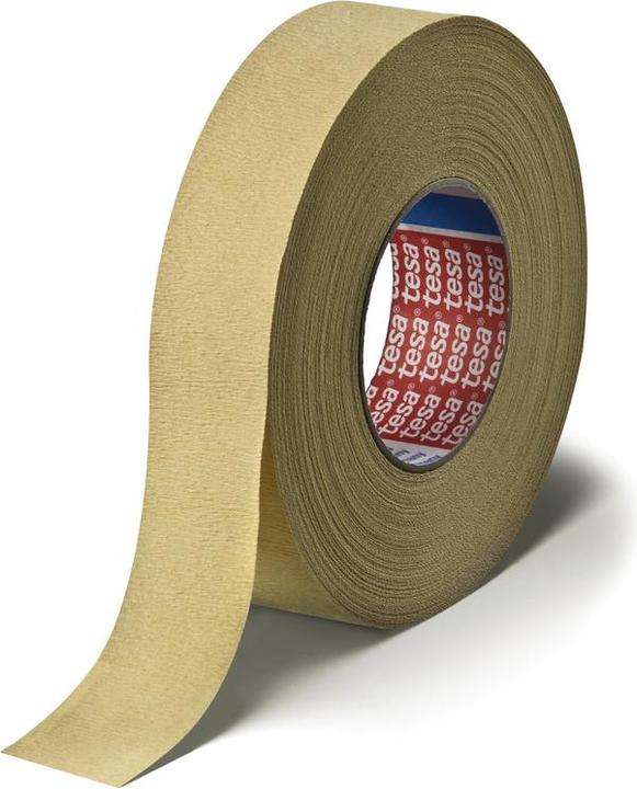 Actual product image tesa Crepe tape krepp® 4322 strongly creped chamois length 50 m width 30 mm (30 mm)