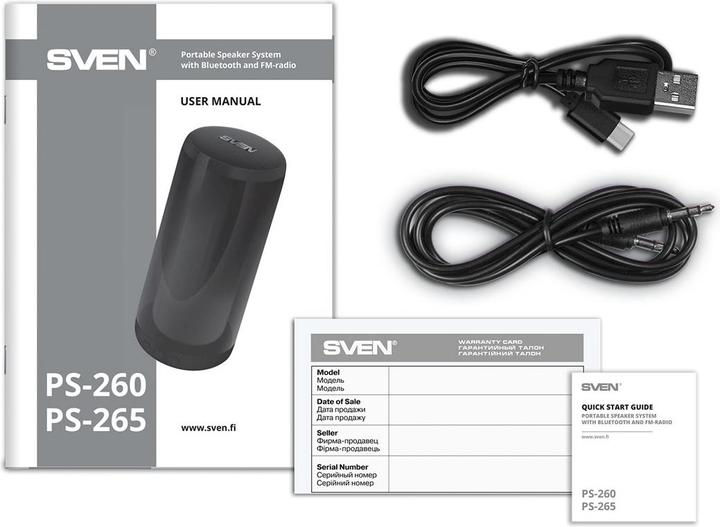 Actual product image Toshiba Haut-parleurs RMS x2 (Battery operated)