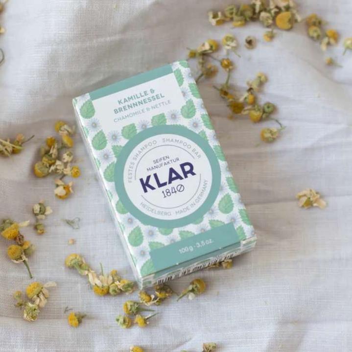 Actual product image Klar Solid Shampoo Chamomile & Nettle (Solid shampoo)