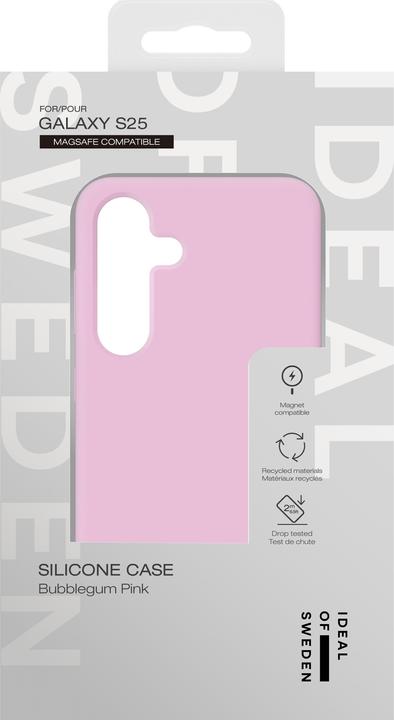 Immagine prodotto iDeal Of Sweden Designer Magsafe Silicone-Cover Bubblegum Pink (Samsung Galaxy S25, Samsung Galaxy S24+)