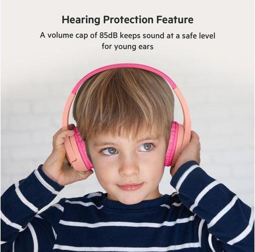 Image du produit Belkin Soundform Mini-Ear pour enfants BT USB-C pi. AUD002btPKV3