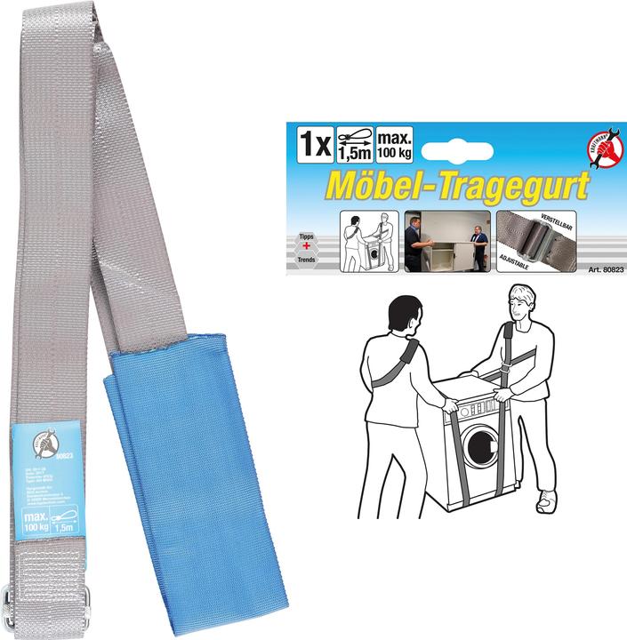 BGS Tragegurt für Möbel verstellbar 100 kg