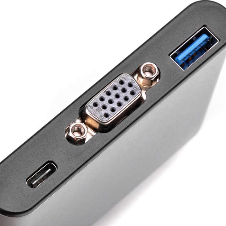 Produktbild Silverstone EP06C Station (Sub-D 15, USB 3.1, USB 3.0, 7 cm)