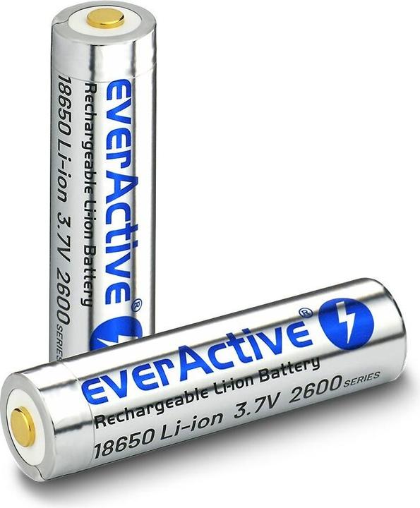Image du produit Everactive ACCUMULATEUR 18650 3 7V LI-ION 2600MAH MICRO USB ZABEZPIECZENIEM BOX EV18650-2 (1 pcs, 18650, 2600 mAh)