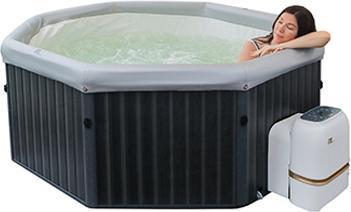 Produktbild PureHaven aufblasbarer Whirlpool 193x193x76 cm für 6 Personen selbstreinigend inkl. Filterkatuschen (6 Pers.)