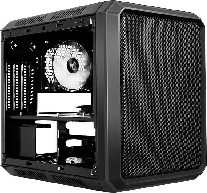 Actual product image Itek Boitier Cube Micro ATX QBO 8 Evo RGB avec fenêtre (Noir) (mATX, Mini-ATX)