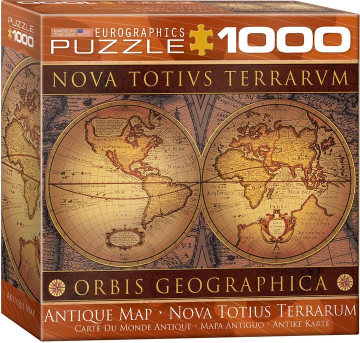 Image du produit Eurographics Ancienne carte du monde (1000 pièces)