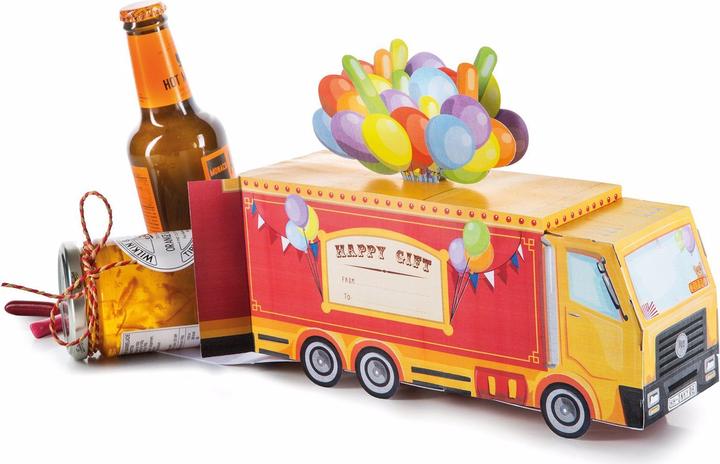 Donkey Products Gift Circus Truck foldable giftbox (Gift box, 1 x)