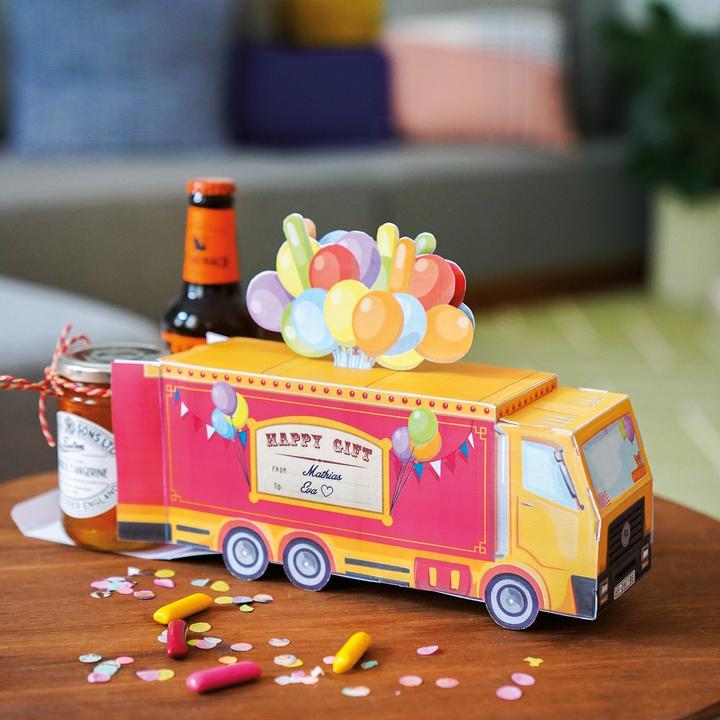 Produktbild Donkey Products Gift Circus Truck foldable giftbox (Geschenkbox, 1 x)