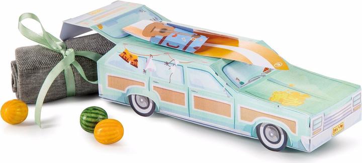 Donkey Products Gift Station Wagon foldable giftbox (Geschenkbox, 1 x)