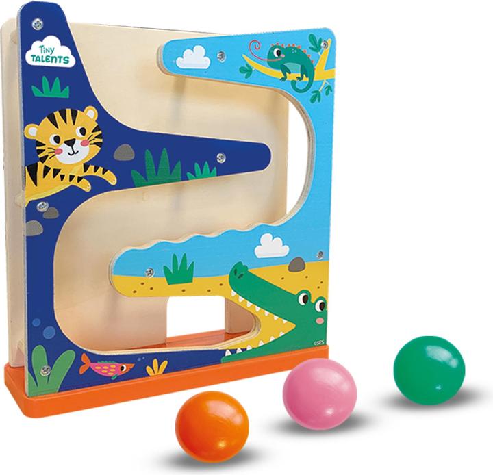 Produktbild Ses Tiny Talents Holzkugelbahn Krokodil