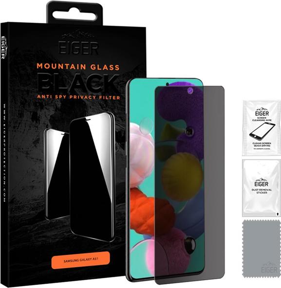 Produktbild Eiger Mountain Glass Black (1 Stück, Samsung Galaxy A51)