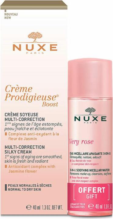 Immagine prodotto Nuxe crema prodigieuse boost 40ml + agua micelar 40ml