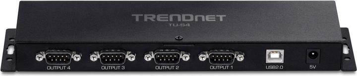 Image du produit Trendnet Adaptateur 4 ports USB vers série RS232 - Adaptateur
