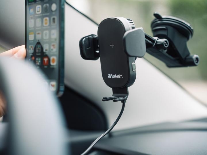 Immagine prodotto Verbatim Fast Qi Fast Wireless Car Charger USB-C 15W FWC-01