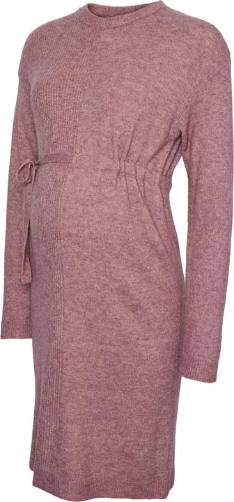 Actual product image Mamalicious Regular fit Round neck Ribbed cuffs Short dress Knitted dress (L)
