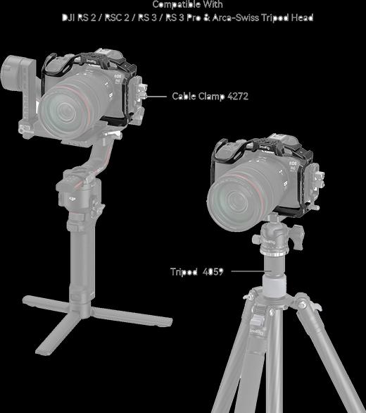 Image du produit SmallRig Black Mamba pour Canon EOS R6 Mark II (Cage)