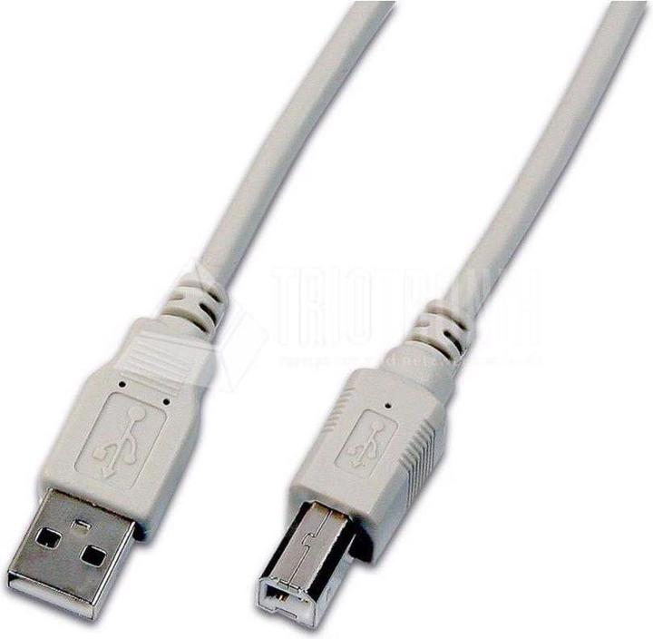 Wirewin USB A-B mm Gr (1.20 m, USB 2.0)