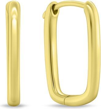 Brilio Silver - Elegant gold-plated earrings EA764Y