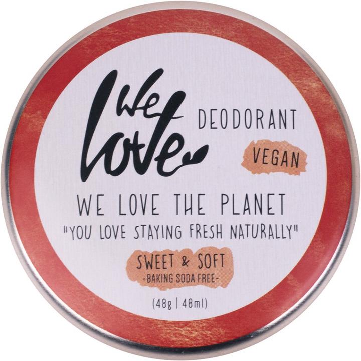 Actual product image We Love The Planet DEOCREME - Sweet & Soft - Vegan - without sodium bicarbonate (Crème)