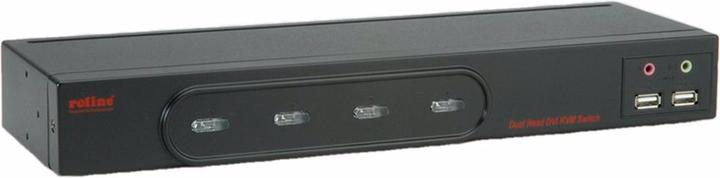 Produktbild Roline KVM Switch Dual Head 4PCs