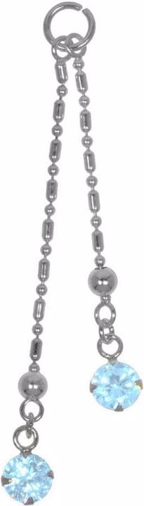 Immagine prodotto Bijouteria Piercing pendente (Vetro (di orologio), Argento 925)