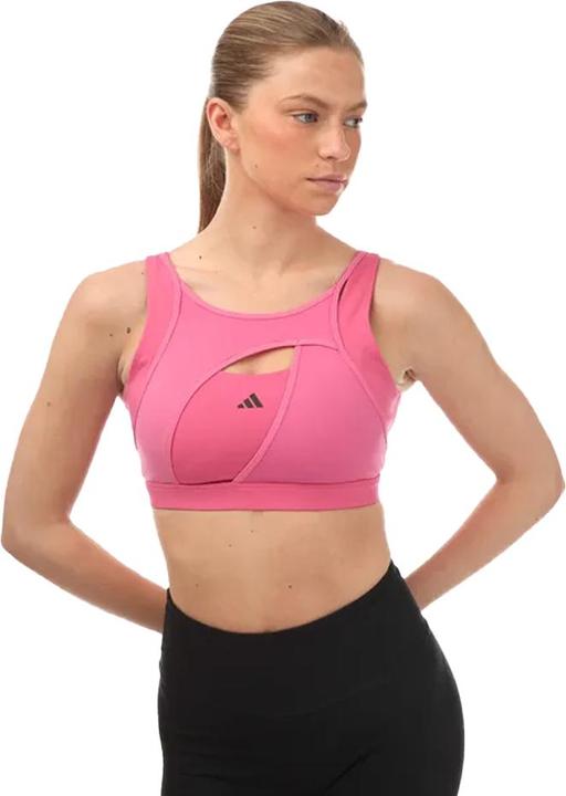adidas Womens/Ladies Power Impact Luxe Medium Support Sports Bra