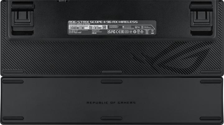 Actual product image ASUS Tastatur ROG Strix Scope II 96 RX Wireless BLK (DE, Wireless)