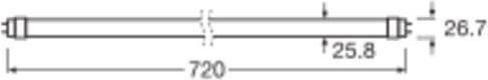 Actual product image Ledvance LED tube (G13, 7 W, 850 lm, 1 x, E)