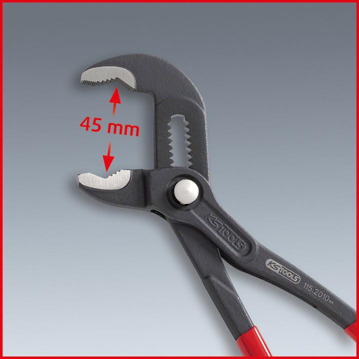 Actual product image KS Tools Water pump pliers, push button adjustment (175 mm)