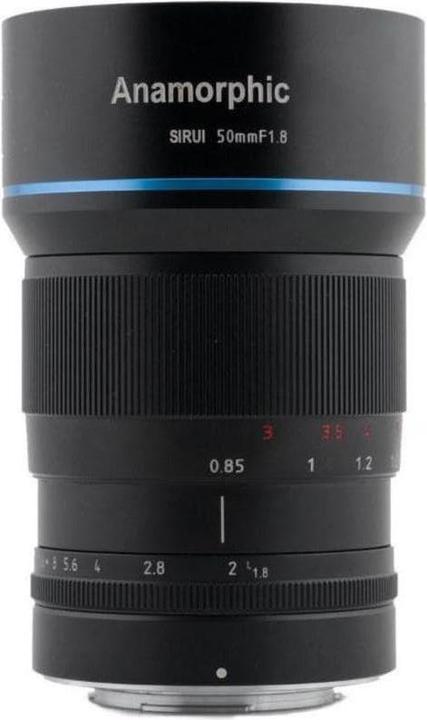 50mm f1.8 Anamorphes Objektiv, E-Mount (Sony E, APS-C / DX)