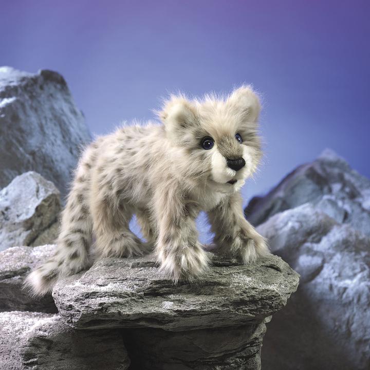 Produktbild Folkmanis Baby Schneeleopard