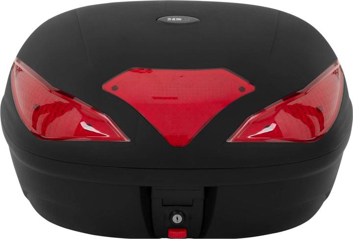 Produktbild MSW Topcase Motorradkoffer Roller Koffer Motorrad 62 L 2 Helme inkl. Adapterplatte (62 l)