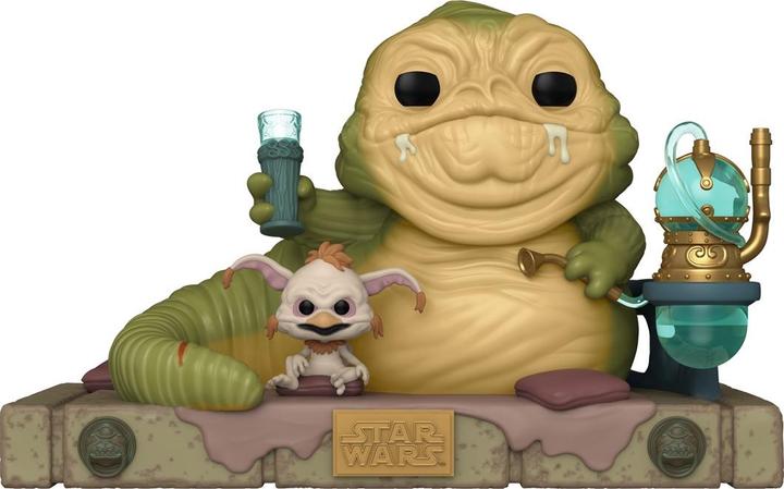 Actual product image Funko POP Star Wars 40Th Jabba The Hutt & Salacious B Crumb