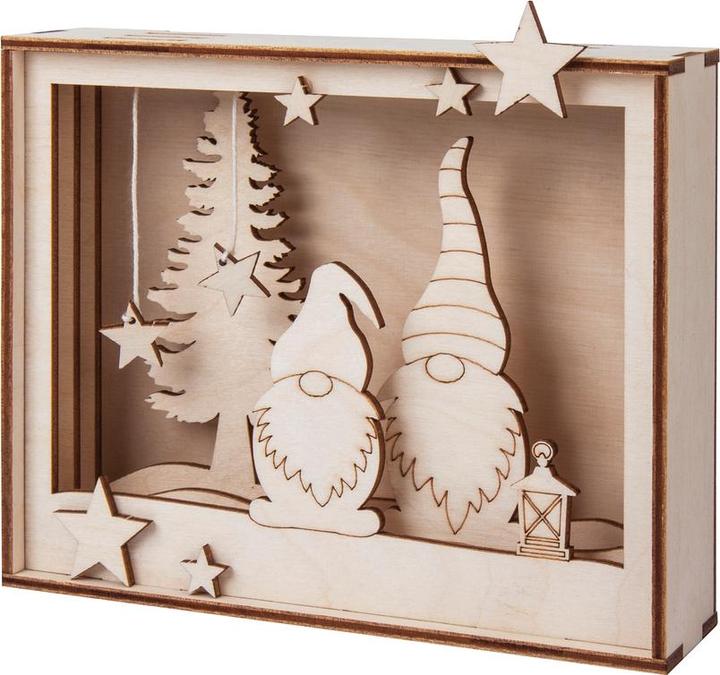 Produktbild Rayher Holzbausatz Motivrahmen "Wichtel", 16-tlg.