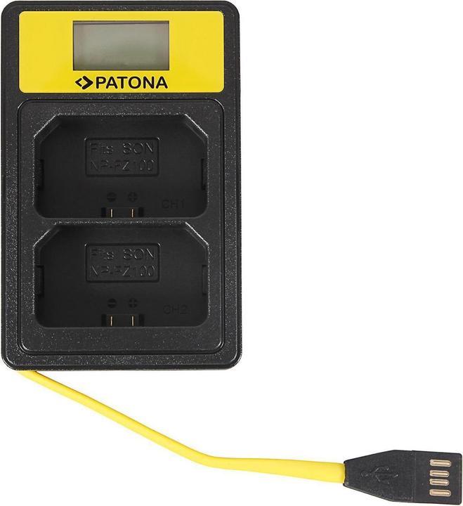 Produktbild Patona Smart Dual LCD USB Sony NP-FZ100 (Kamera Akku Ladegerät)