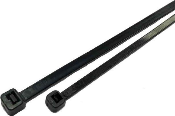 Actual product image Rs Pro Nylon 66 cable ties black 4.8 mm x 368mm, 100 pieces (Plastic cable ties, 474 mm, 100 pcs.)