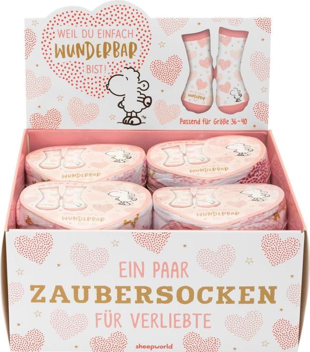 Actual product image Sheepworld Magic socks motif WUNDERBAR.48532 (Single pack, 36 - 40)