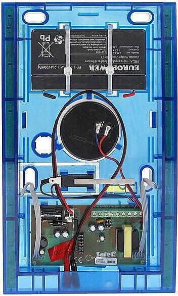 Actual product image Satel SP-4006 BL Outdoor siren blue 120dB 6V/1.3Ah