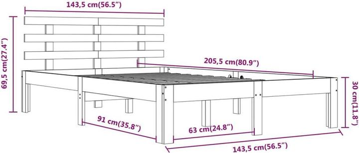 Actual product image VidaXL Swana (140 x 200)