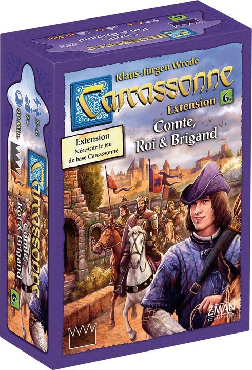 Actual product image Hans im Glück Carcassonne Comte Roi et Brigand Ext f (French)