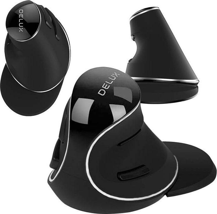 Delux Wireless Vertical Mouse M618PD BT/2.4G 4200DPI 3 devices (Wireless)