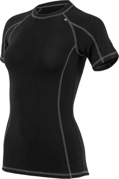 Highlander Bamboo 190 Womens S/S Top Black L (L)